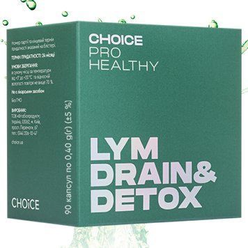 LYM DRAIN&DETOX CHOICE Phyto | Лим Дрейн & Декос Чойс 90 капсул 3016325 фото