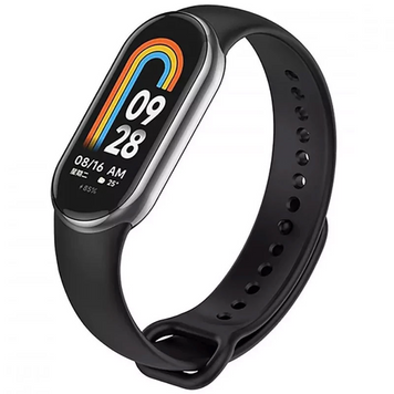 Силіконовий ремінець для Xiaomi Mi Band 8/9/10 (Чорний / Black) 65484 фото