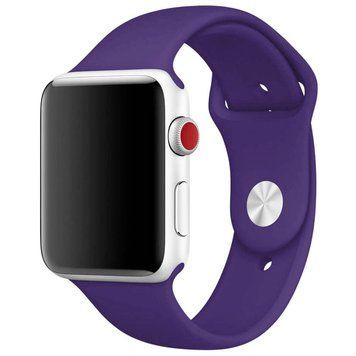 Силіконовий ремінець для Apple Watch 42(ser.1-3)/44/45/46/49mm (Фіолетовий / Amethyst) 12738 фото