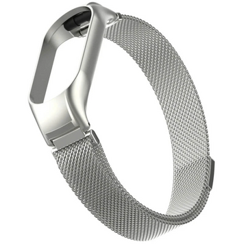 Ремінець Milanese Loop Design для Xiaomi Mi Band 9 (Global) (Silver) 77057 фото