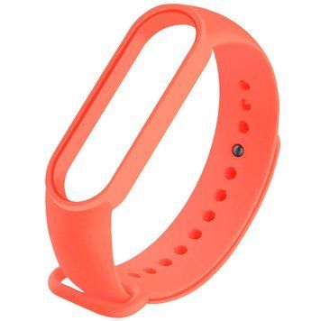 Силіконовий ремінець для Xiaomi Mi Band 5 / 6 (Рожевий / Hot Pink) 37249 фото