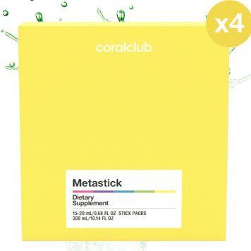 Метастік Coral Club | 4 упаковки - курс на місяць 9591 фото
