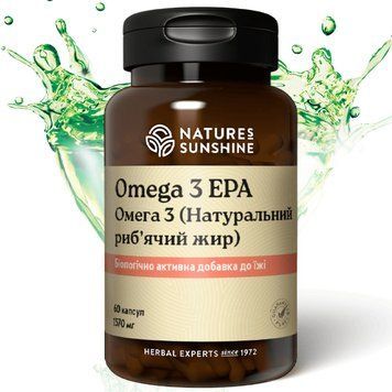 Омега-3 Натуральний риб'ячий жир НСП (Omega 3 EPA) NSP Біологічно Активна Добавка 1667159319 фото