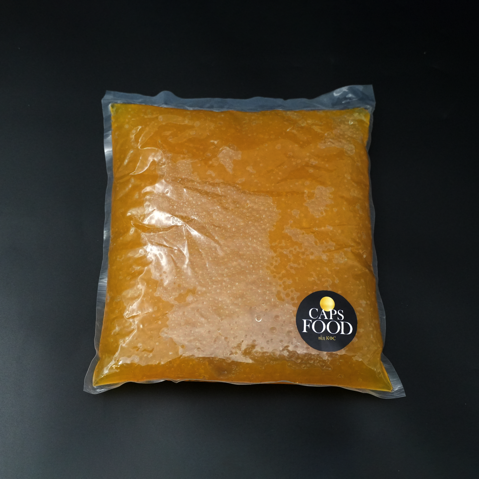 Икра имитированная CapsFood Золотого Осетра Пастеризована КапсФуд 1 кг