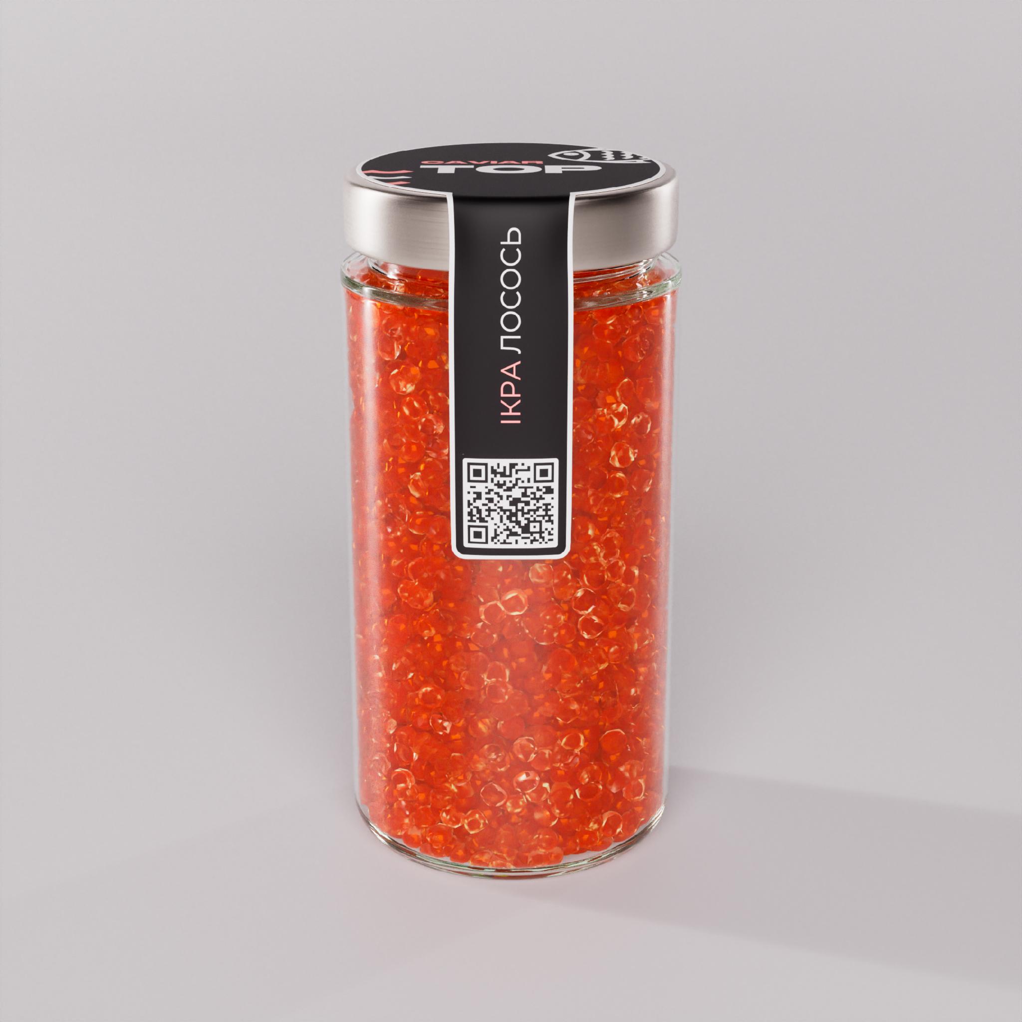 Ікра "Лосось" CapsFood імітована в Банці 500 г