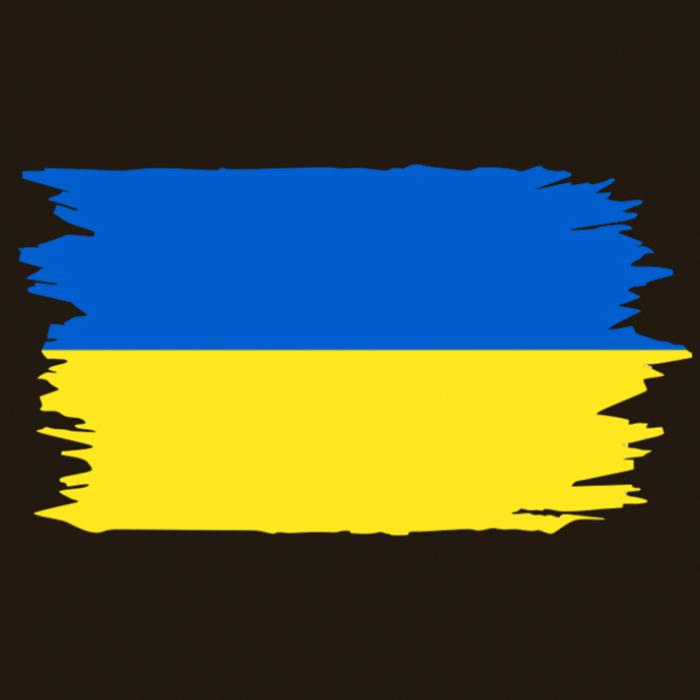 Наклейка на Автомобіль на Скло Патріотична Флаг України 10*19 см + Монтажна плівка — 2