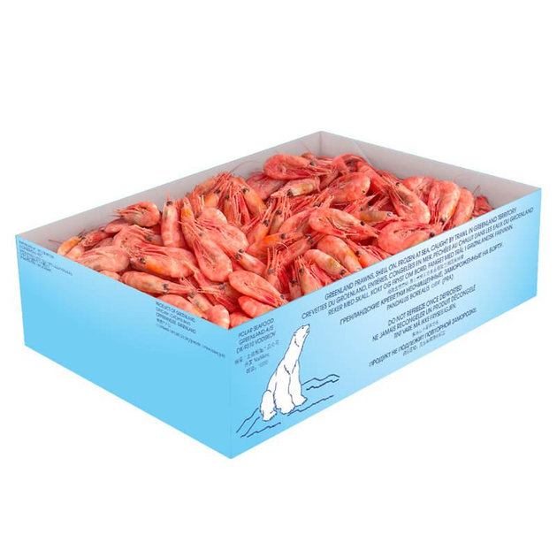 Креветка Polar Seafood Pandalus Borealis в панцирі з головою 90/120 штук 1 кг