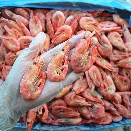 Креветка Polar Seafood Pandalus Borealis в панцере с головой 90/120 штук 5 кг — 2