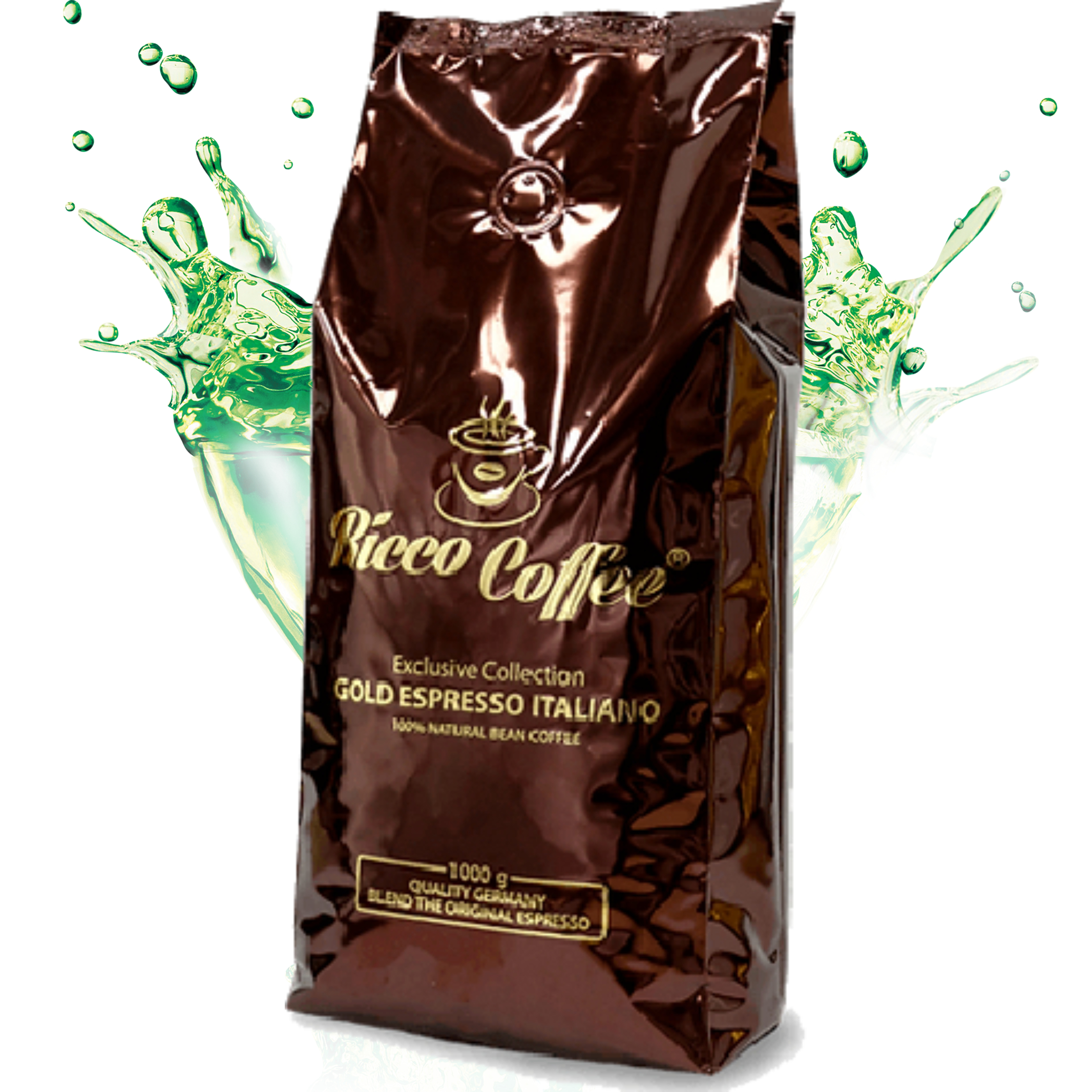 Кава в Зернах Ricco Coffee Gold Espresso Italiano 1 кг (30/70)