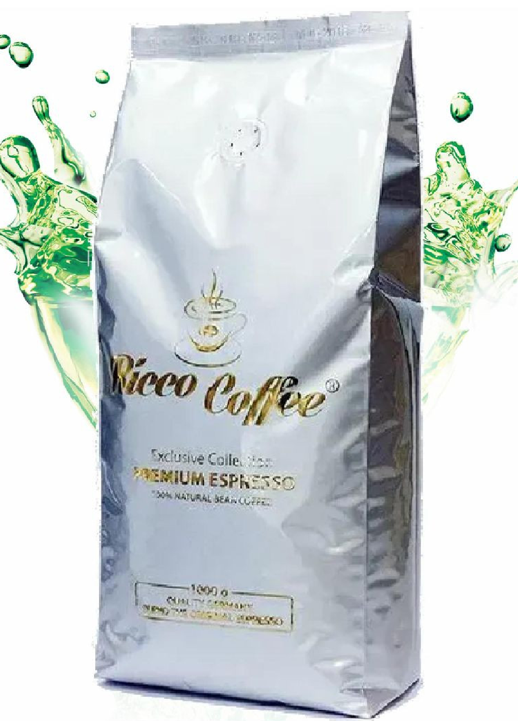 Кава в Зернах Ricco Coffee Premium Espresso Italiano 1 кг (15/85)