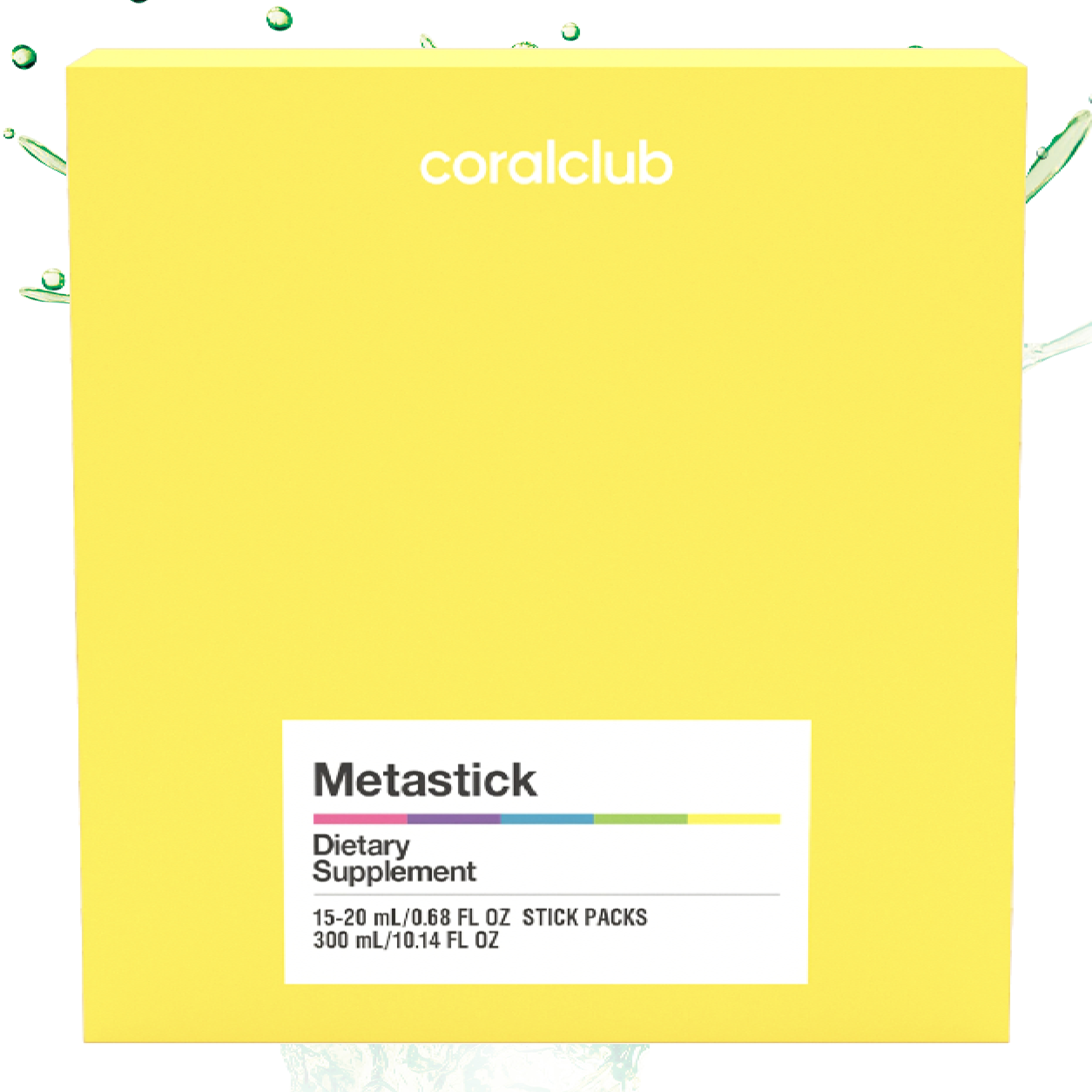 Метастік Coral Club | 15 стік-пакетів по 20 мл