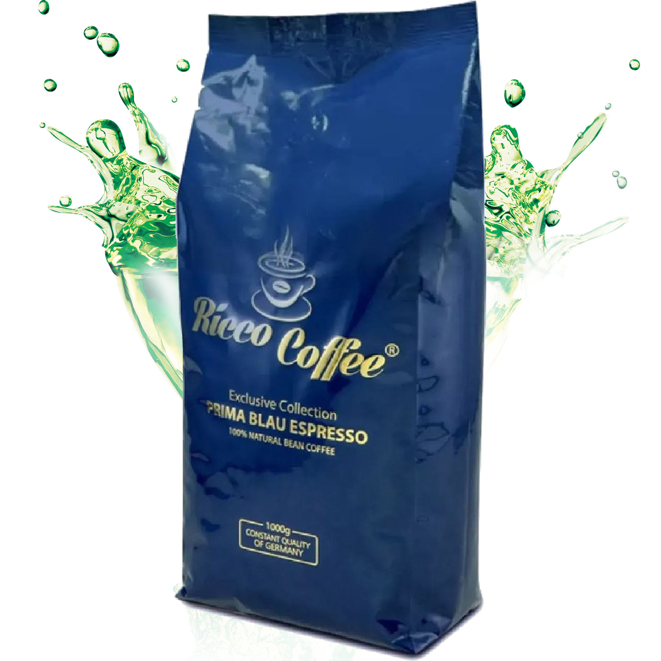 Кава в Зернах Ricco Coffee Prima Blau Espresso 1 кг (10/90)
