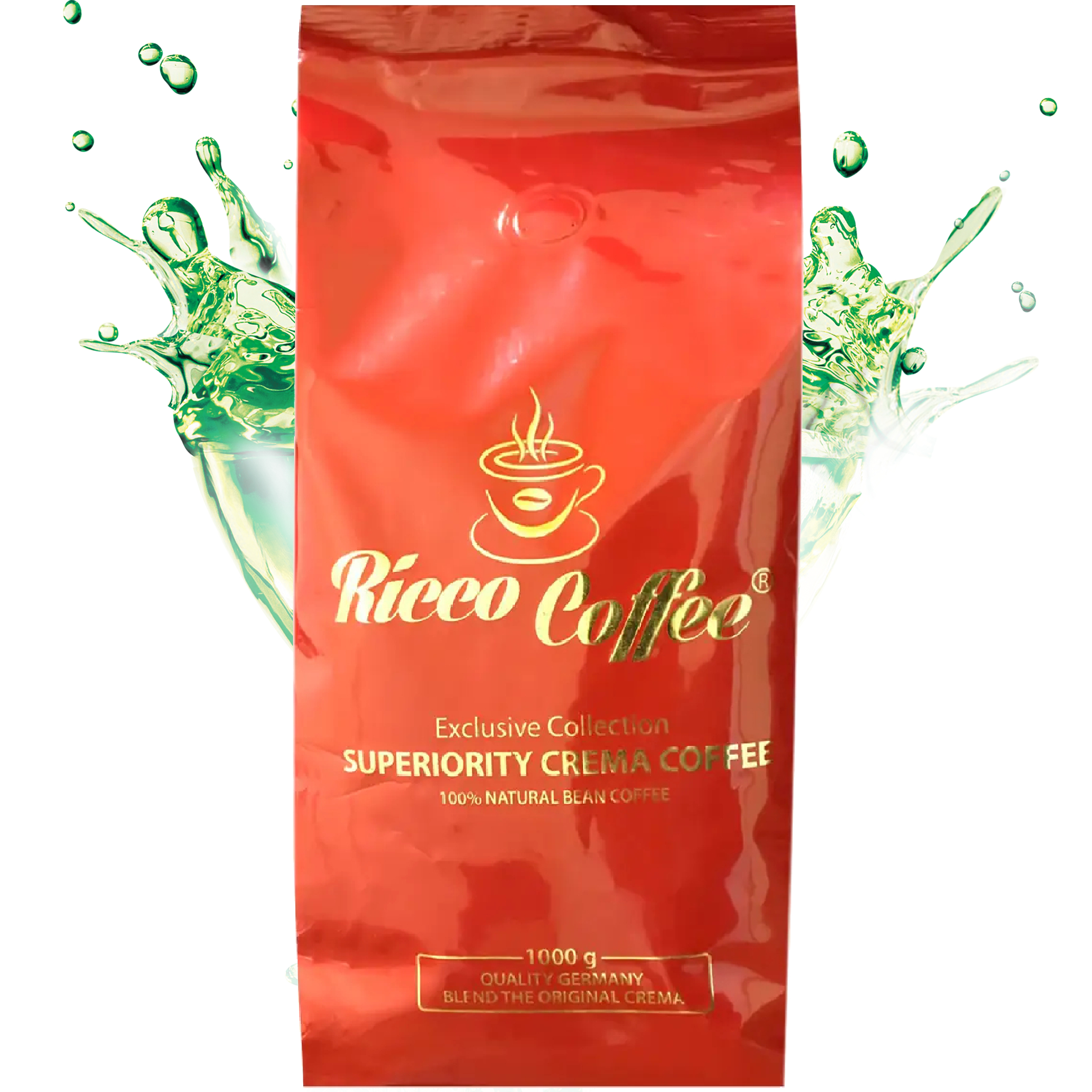 Кава в Зернах Ricco Coffee Superiority Crema 1 кг (10/90)