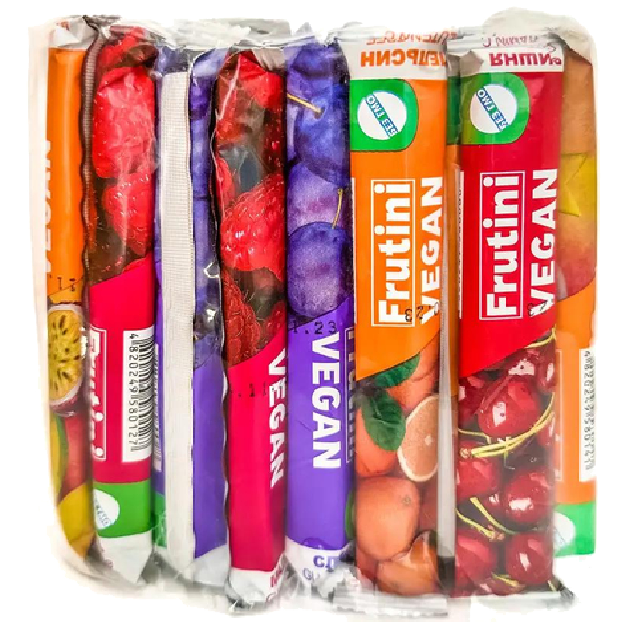 Натуральні Цукерки "Frutini Vegan" "Асорті Мікс" 25 шт/пач 500 г