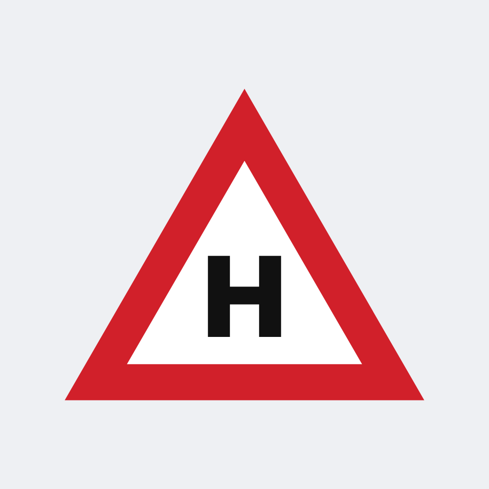 Наклейка Знак «Навчальний транспортний засіб» (Н) 20х17 см
